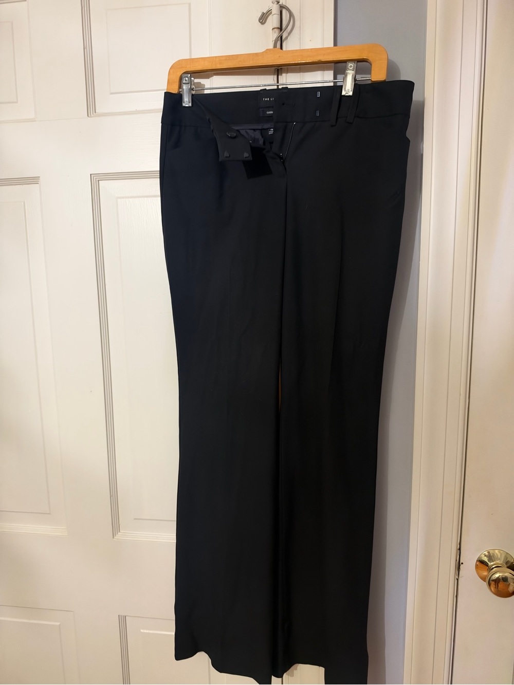 The Limited Men's Black Dress Trousers - Straight Leg